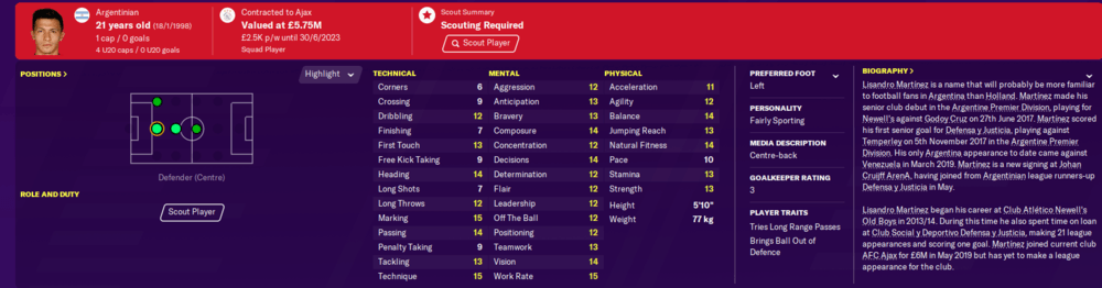 Football Manager 2020 wonderkids