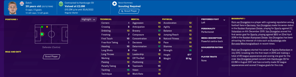 Football Manager 2020 wonderkids