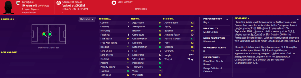 Football Manager 2020 wonderkids