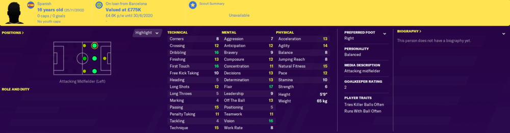 Football Manager 2020 wonderkids