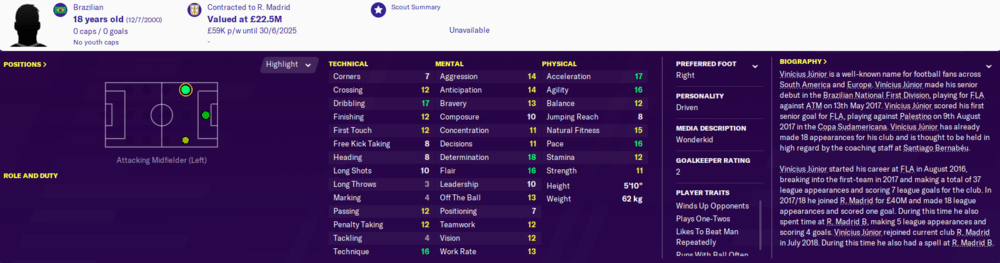 Football Manager 2020 wonderkids