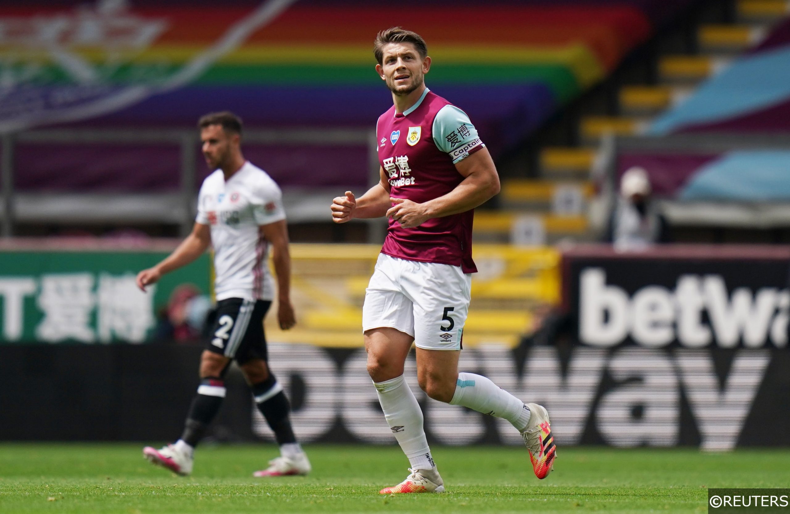 Burnley defender James Tarkowski (27)