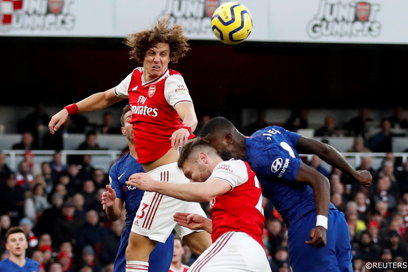 David Luiz Arsenal vs Chelsea