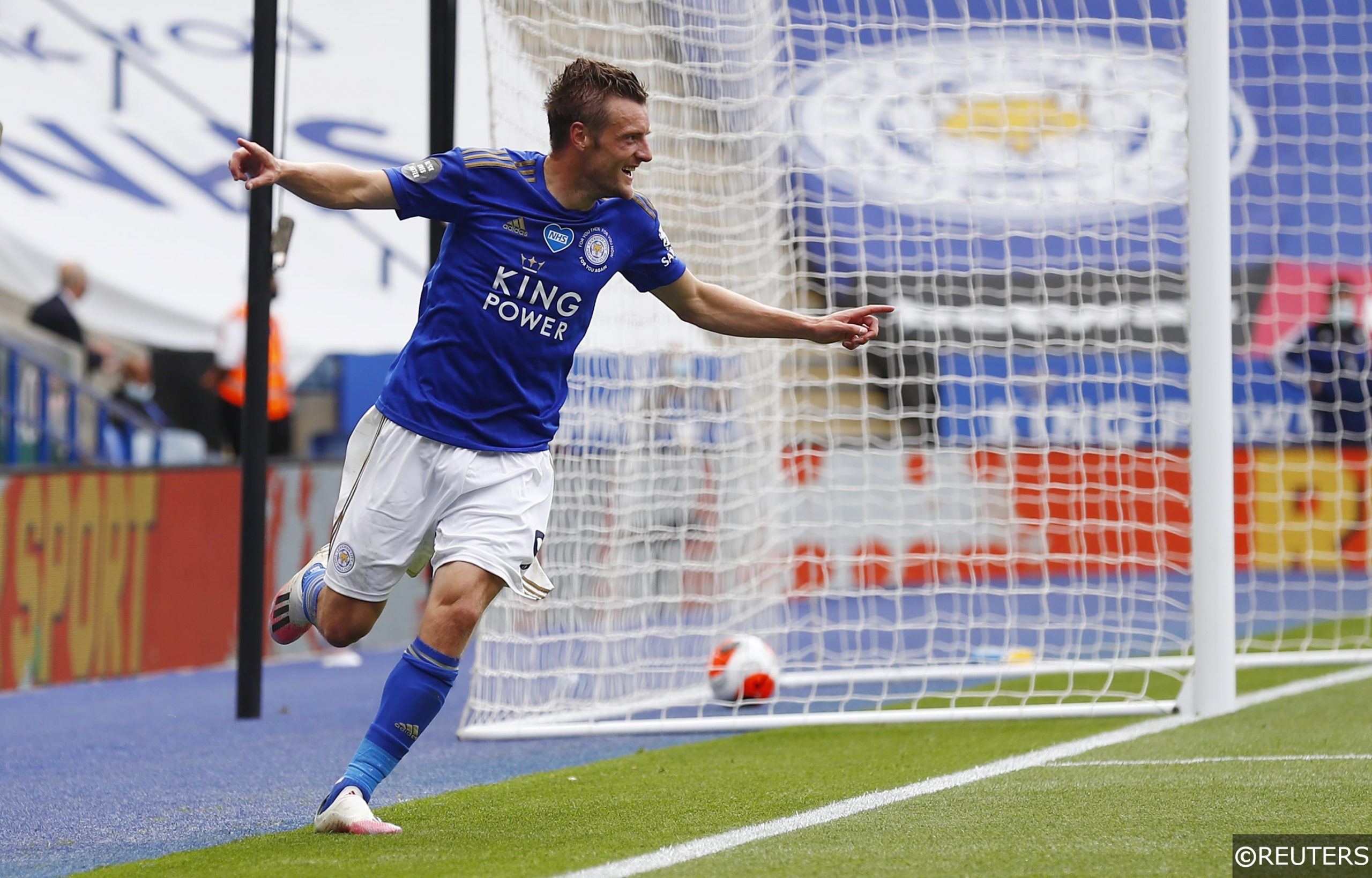 Leicester City forward Jamie Vardy