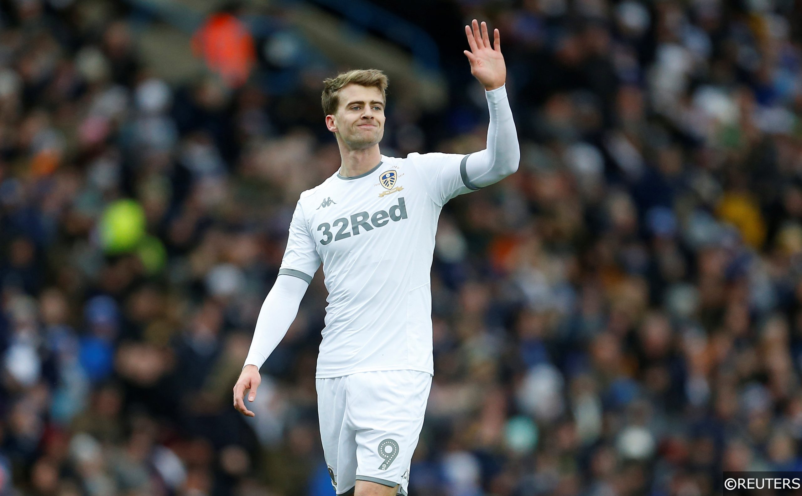 Leeds United forward Patrick Bamford