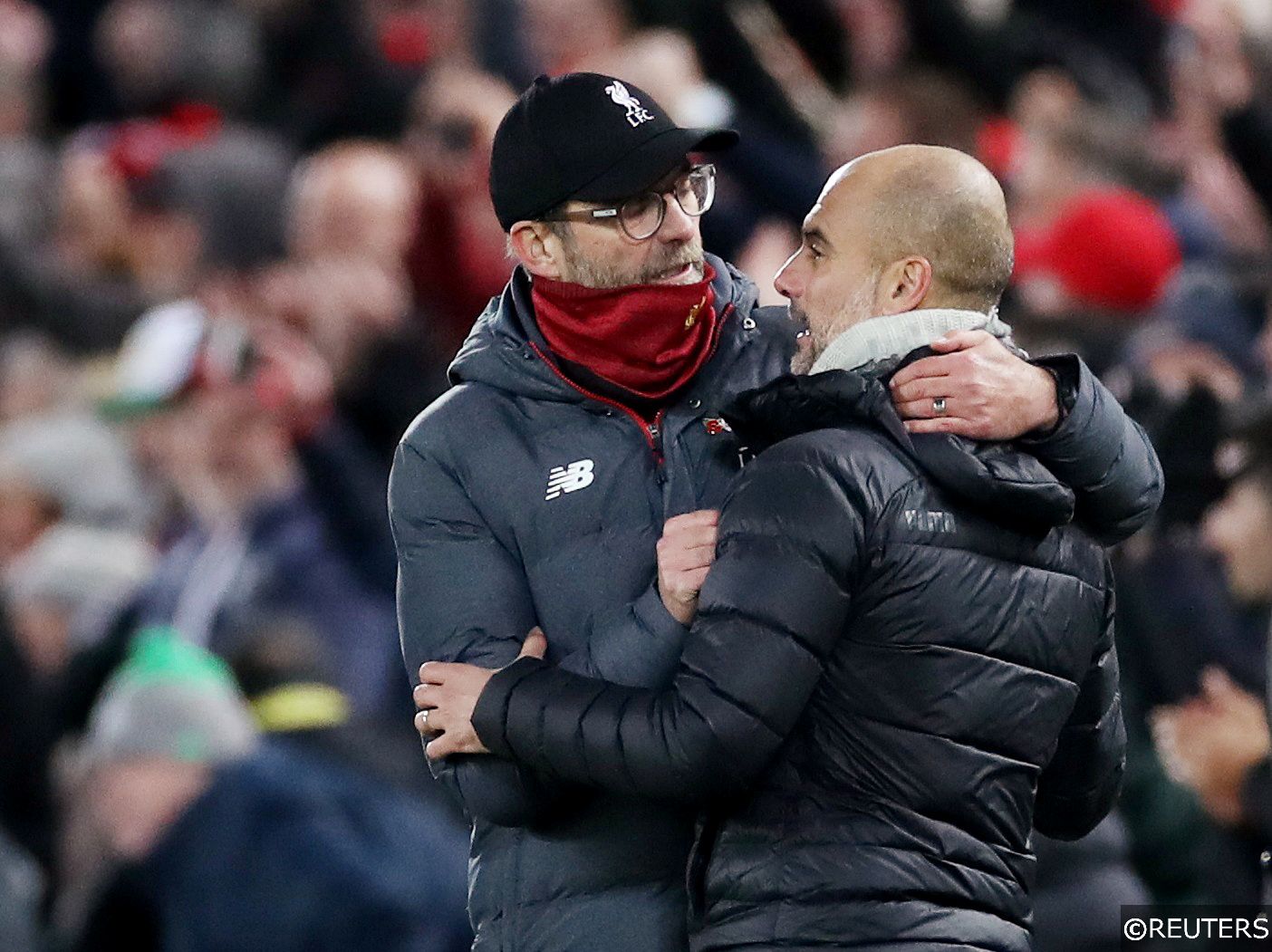 Manchester City vs Liverpool Jurgen Klopp Pep Guardiola