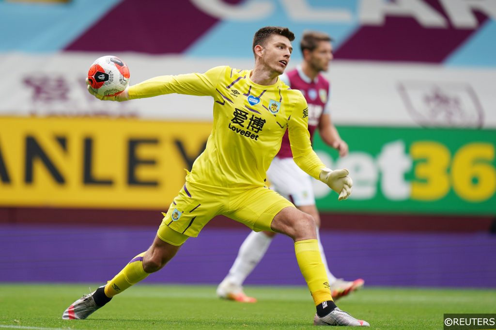 Goalkeeper Nick Pope for Burnley