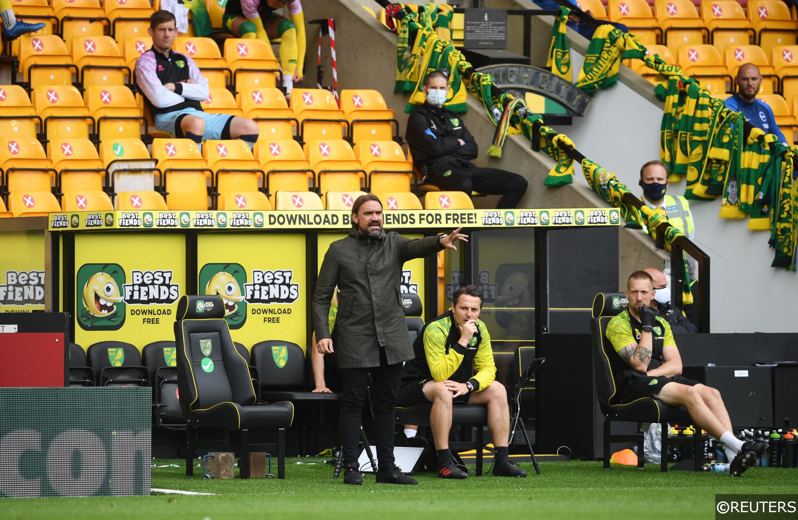 Norwich City manager Daniel Farke