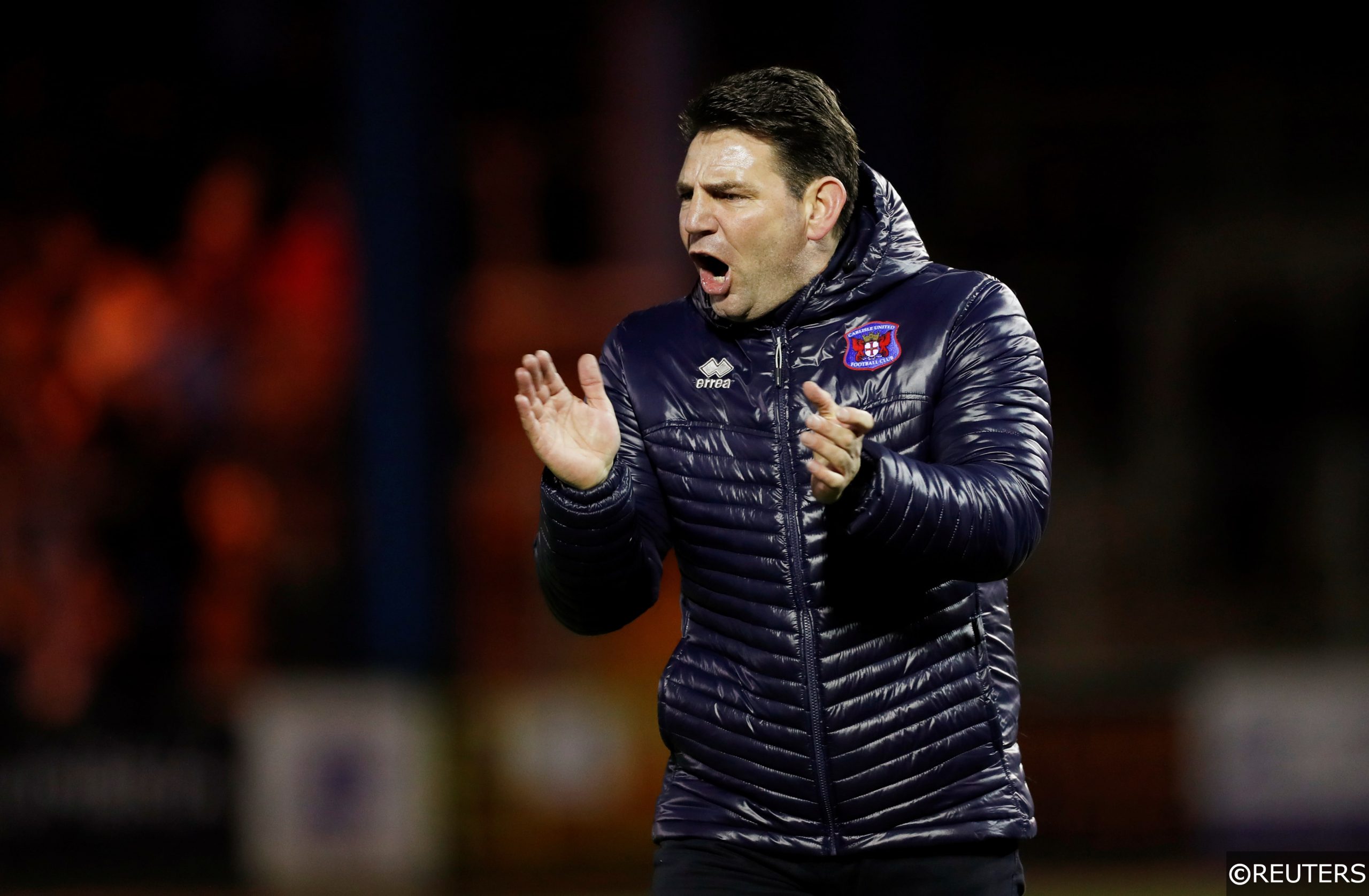 Carlisle United manager Chris Beech