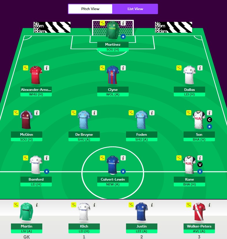 Best Fantasy Premier League Team GW7