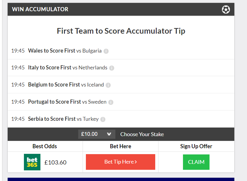 Free Super Tips on X: Today's FREE Tips! ⚽ 65/1 Mega Odds Acca ⚽ 21/1 Win Acca ⚽ 20/1 BTTS Acca ⚽ 48/1 BTTS & Win Treble ⚽ 12/1 Match Goals Acca