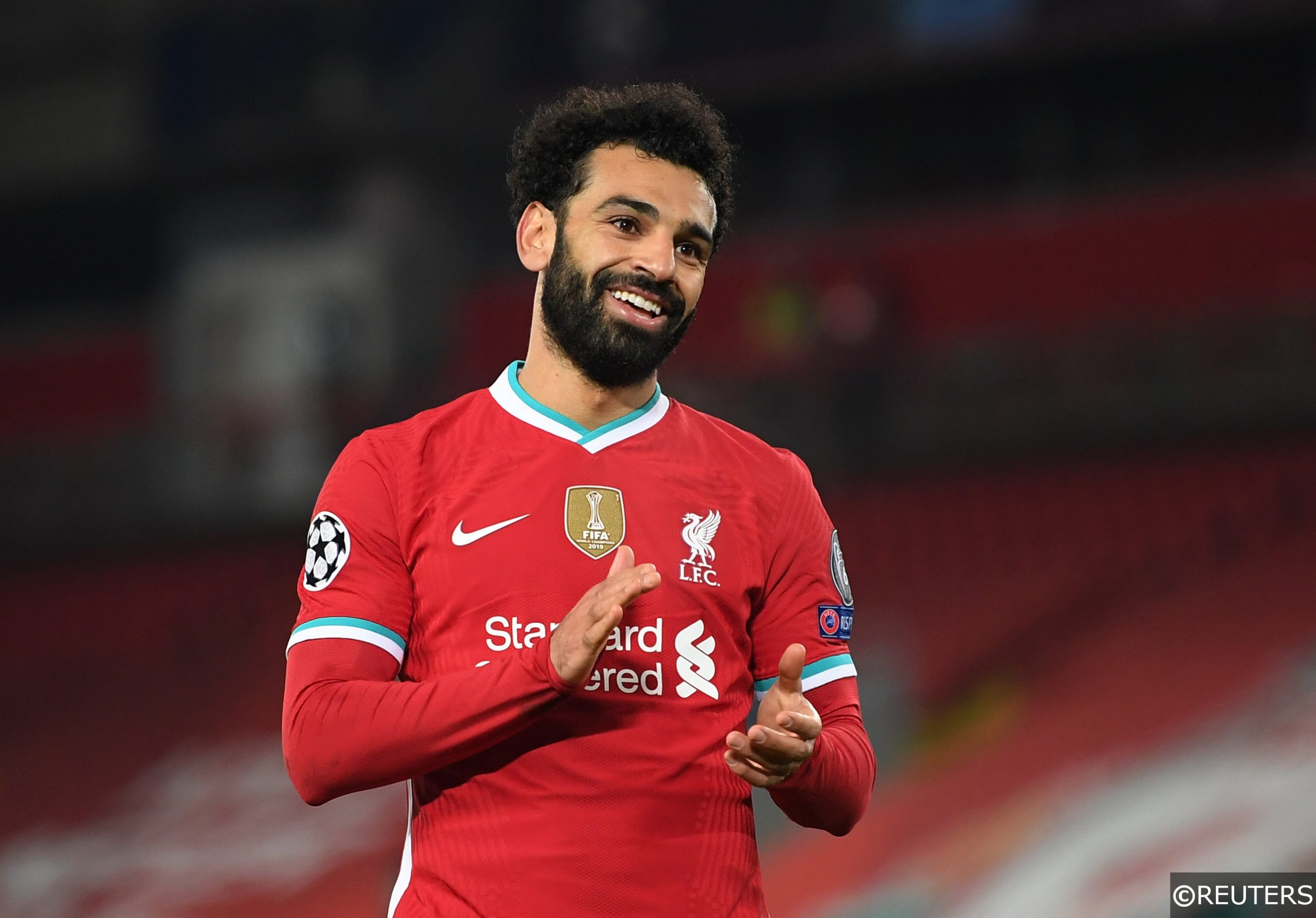 COMPLIANT - Mohamed Salah for Liverpool vs Ajax in the Champions League