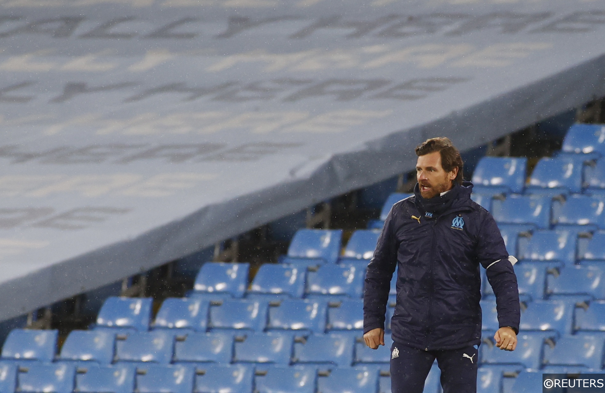 COMPLIANT - Marseille manager Andre Villas Boas in the Champions League