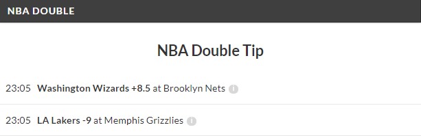 NBA Double winning tip January 4