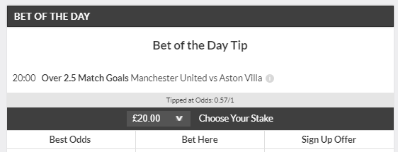 Bet of the Day winner