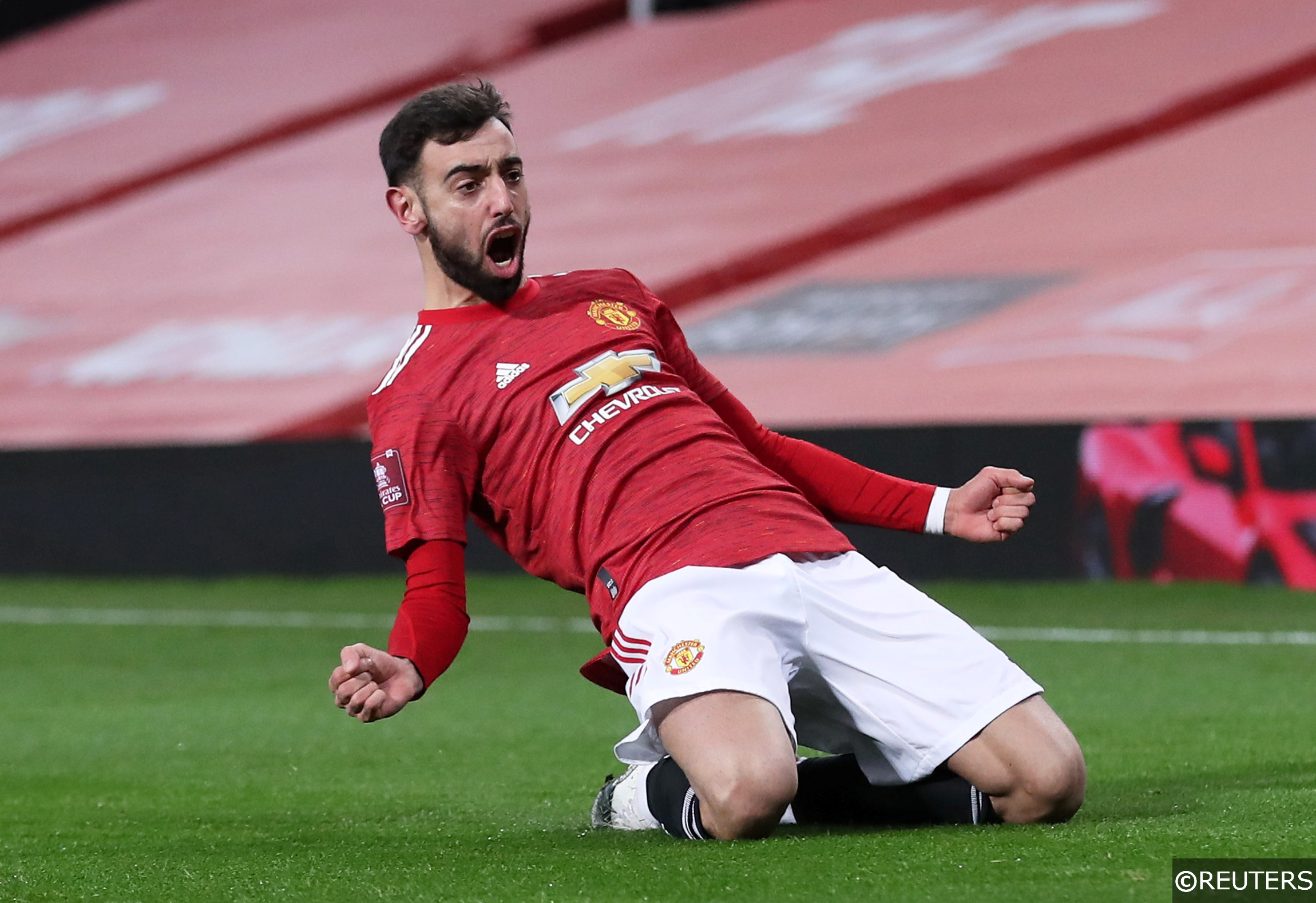 Bruno Fernandes for Manchester United in FA Cup