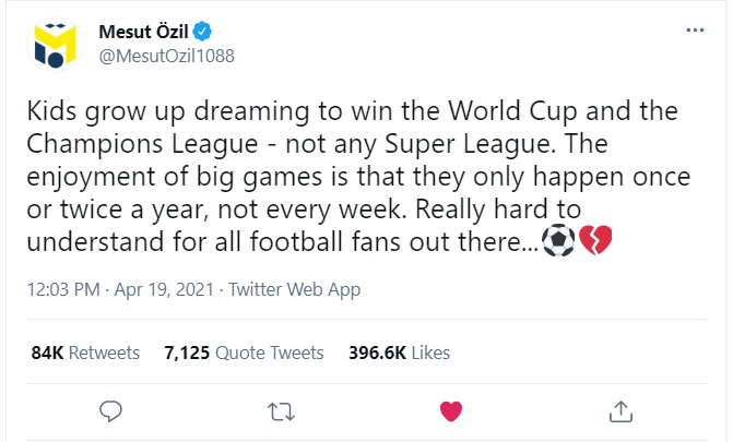 Mesut Ozil Super League