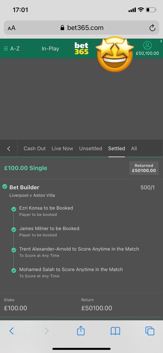 bet builder winner