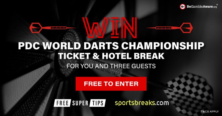 Competition: WIN PDC World Darts Championship Break For You & Three Guests!