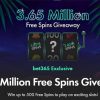 Free spins giveaway for all bet365 customers until March 6th!