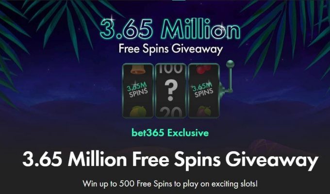 Bet365 Tuesday Stick or Twist - Get up to 100 Free Spins