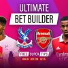 Huge 73/1 Ultimate Bet Builder tip for Crystal Palace vs Arsenal!