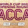 Qatar World Cup 2022 opening round mega acca