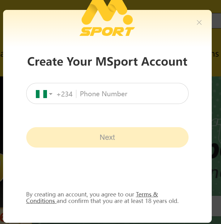 Msport Nigeria New Customer Guide 2023 Free Super Tips