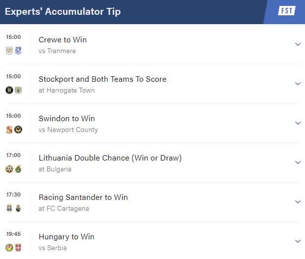 Experts' Best Bets: 6 tipsters pick out 222/1 Sunday acca