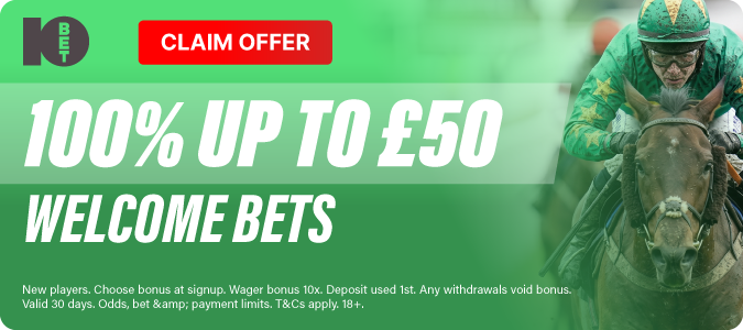 100% up to £50 On First Deposit