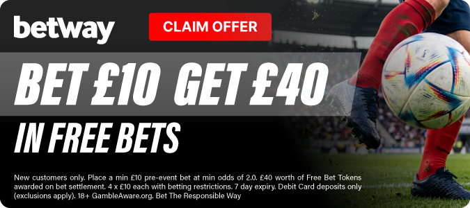 Get £40 In Free Bets When You Bet £10