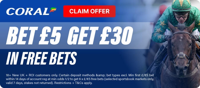 Bet £5, Get £30 In Free Bets