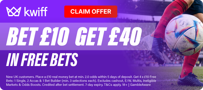 Bet £10 Get £40 In Free Bets 