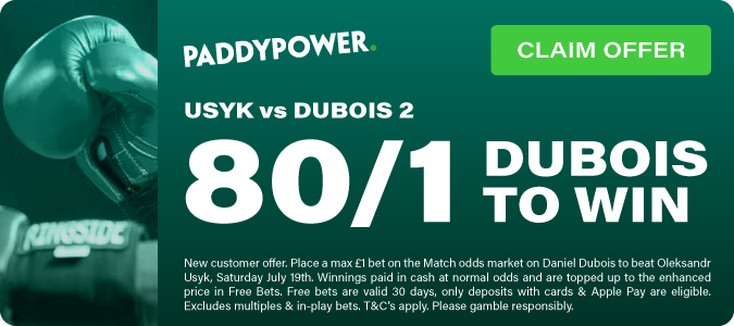 80/1 Dubois To Beat Usyk