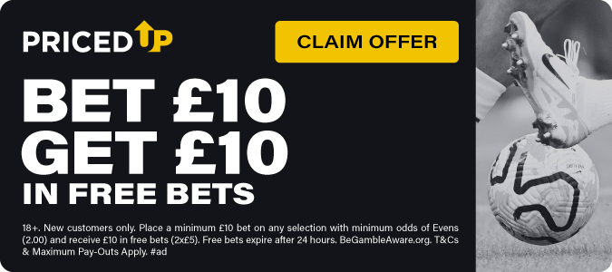 Bet £10 Get £10 In Free Bets
