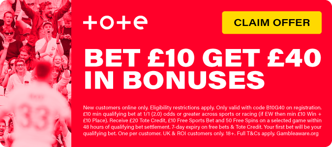 Bet £10 Get £40 In Free Bonuses