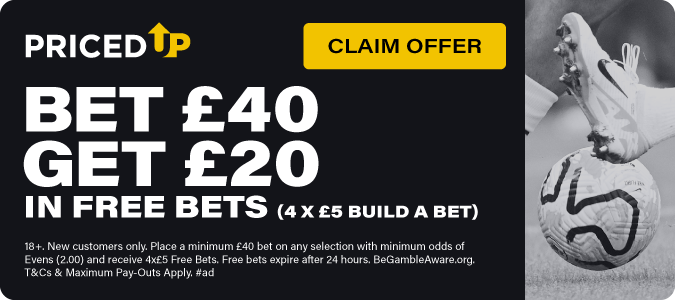 Bet £40 Get £20 
