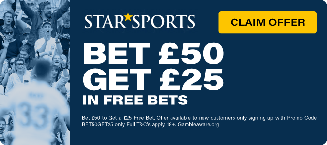 Bet £50 To Get £25 In Free Bets