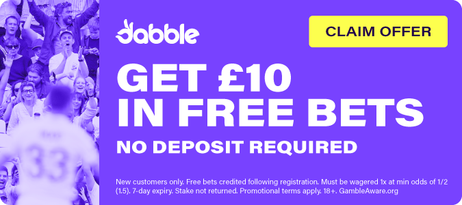 Get £10 In Free Bets - No Deposit Required