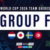 World Cup 2026 Group F betting preview & team guide